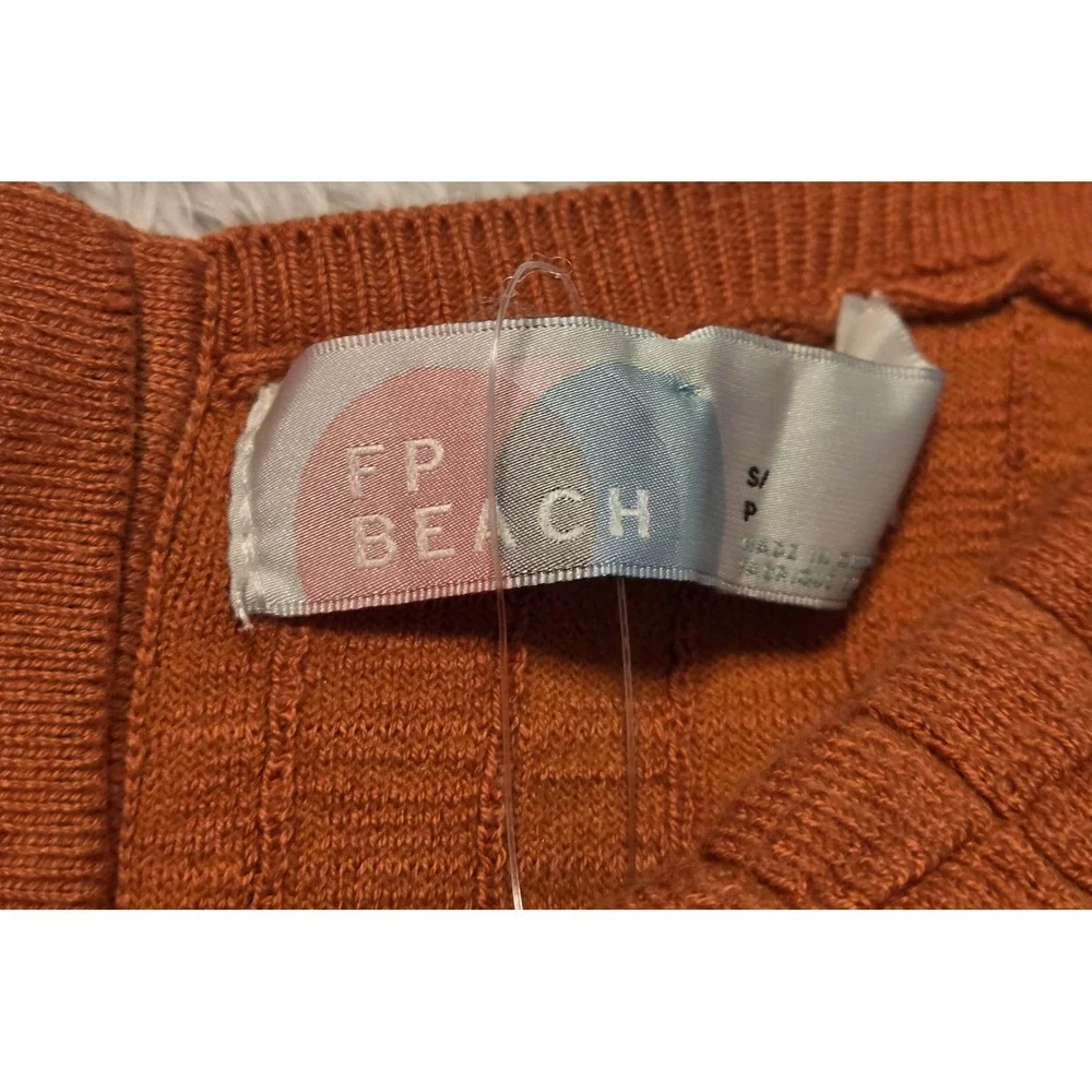 NWT Free People Beach Ribbed Short And Sweet Mini Dress Women's Size Small